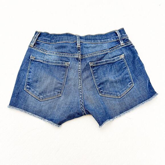 Frame Denim Le Cutoff Dark Wash Denim Cutoff Short Jeans Size 24 - Picture 2 of 9